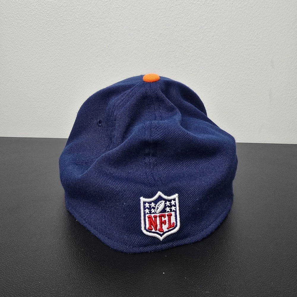 Denver Broncos Hat Cap Mens Large Blue M/L Logo NFL Football New Era 39Thirty - Picture 4 of 8
